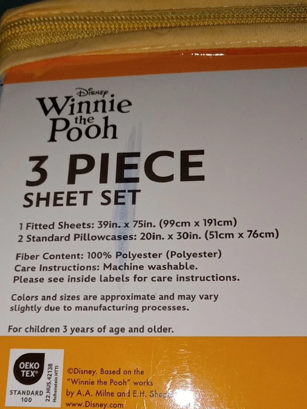 Winnie the Pooh Sheet Set Twin
